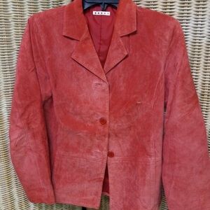 Vintage Suede Leather Jacket Women’s Size Medium